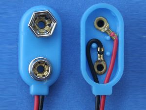 I字型硬电池扣蓝色